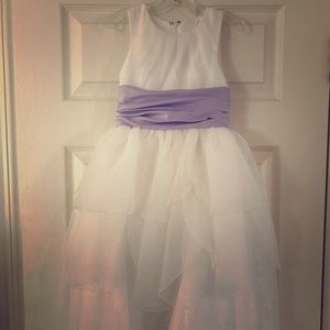 White Formal Dress for Kids